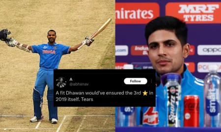 Fans Trend "Miss You Shikhar Dhawan" After Shubman Gill Fails In World Cup Final vs AUS