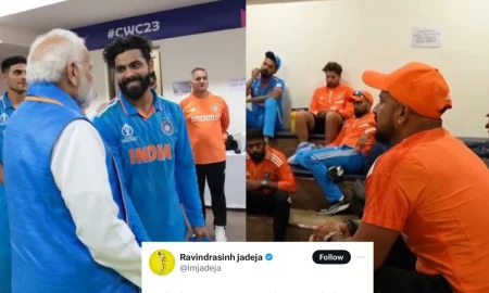 "Very Motivating": Ravindra Jadeja Thanks PM Modi For Dressing Room Visit After World Cup Final Loss