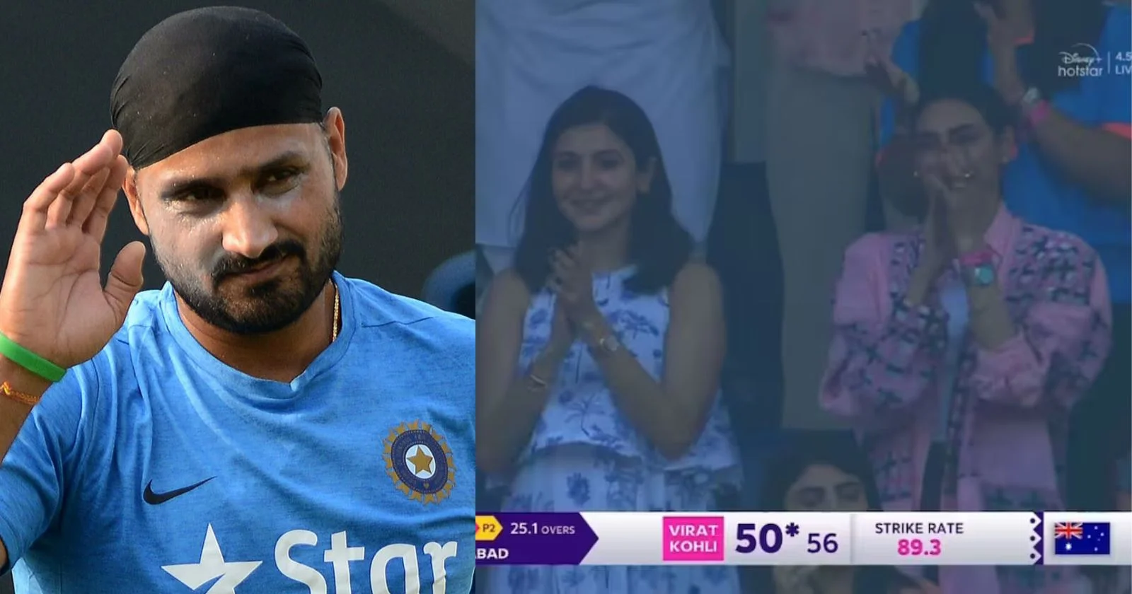 Harbhajan Singh Takes A Sly Dig Against Athiya Shetty And Anushka Sharma