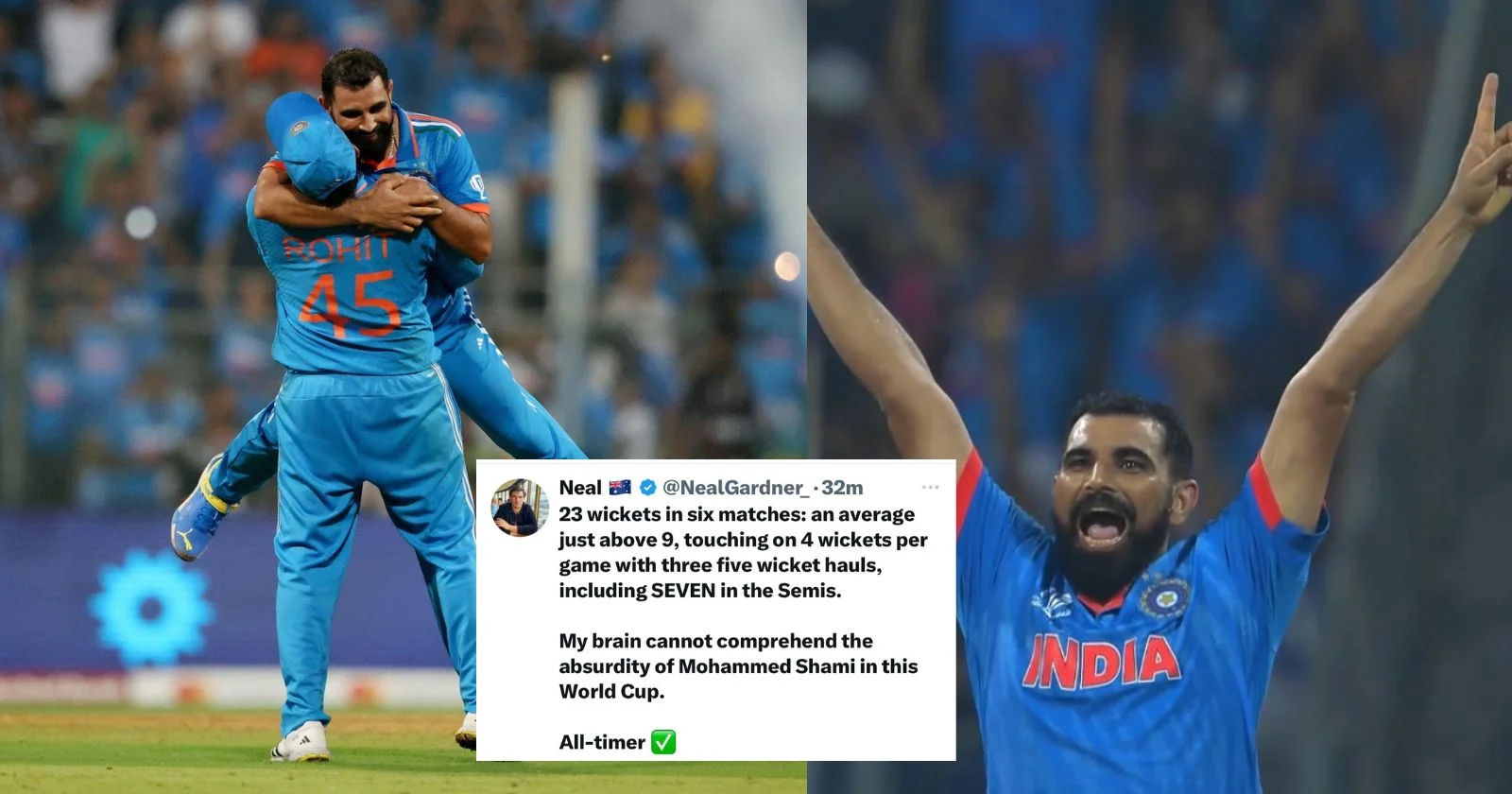 Memes Galore As Mohammed Shami Picks Up 7 Wickets In World Cup Semi-Final