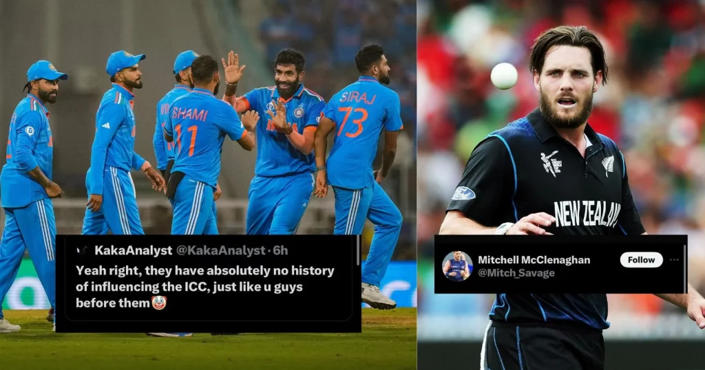 Mitchell McClenaghan Trolls A Pakistani Who Tried To Take A Dig At BCCI