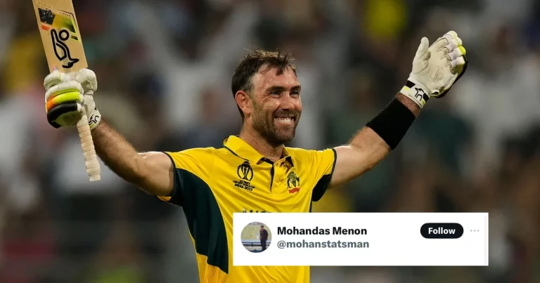 One Freaking Stat About Glenn Maxwell That Proves His Genius