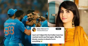 Pakistani Actress Sehar Shinwari Got Trolled After Being Jealous On India's Win
