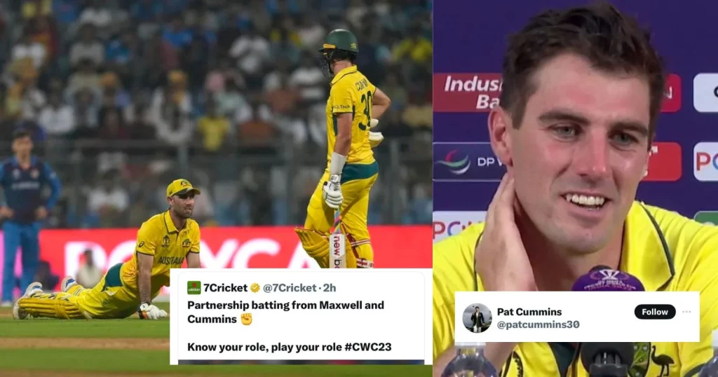 Pat Cummins Trolled Himself While Praising Glenn Maxwell