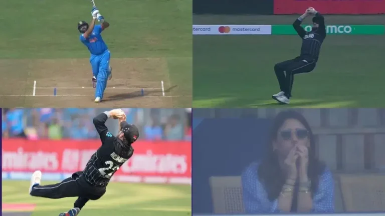 [Watch] Ritika Disapointed As Rohit Sharma Loses His Wicket In The Semi-Final