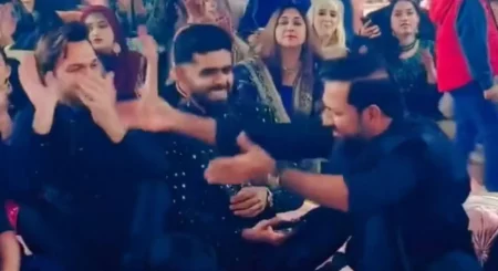 [Watch] Babar Azam And Sarfaraz Ahmed Enjoy Qawwali Night On Imam-Ul-Haq's Wedding