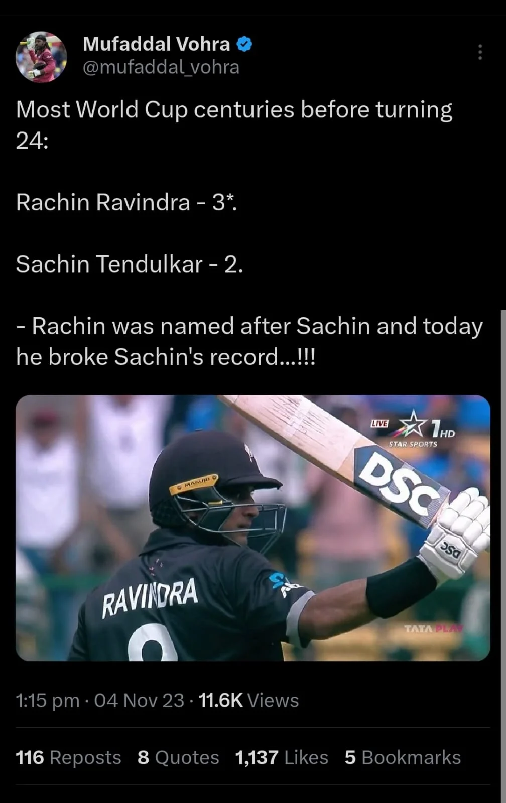 World Cup 2033: Cricketing World Went Mad After Rachin Ravindra Scored His 3rd Hundred-TGN