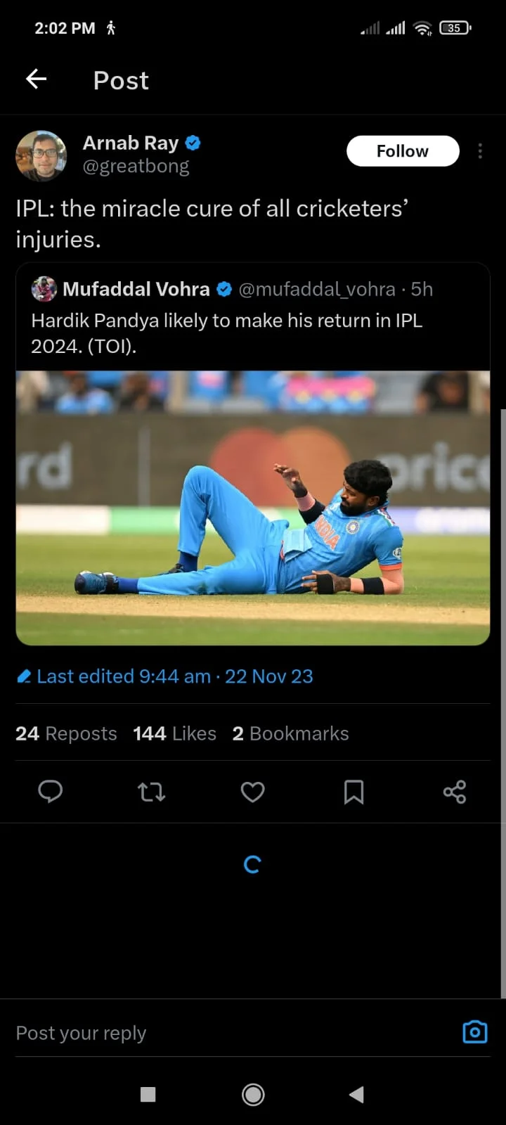 Here’s Why Indian Cricket Fans Are Extremely Unhappy With Hardik Pandya
