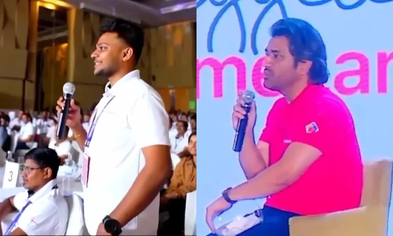 A Fan Asks MS Dhoni "Can You Join RCB?" Check Out CSK Skipper's Funny Reply