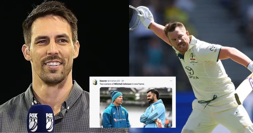 AUS vs PAK: Mitchell Johnson Heavily Trolled After David Warner's Century In Perth