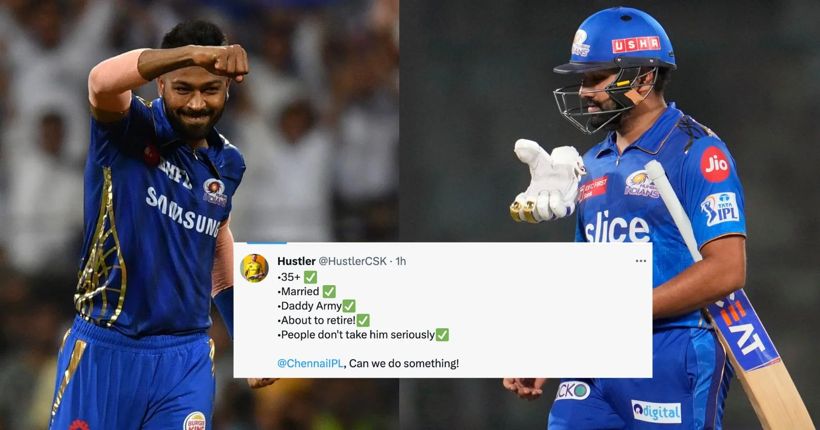 CSK Fans Troll Mumbai Indians After Rohit Sharma Is Relieved Of ...