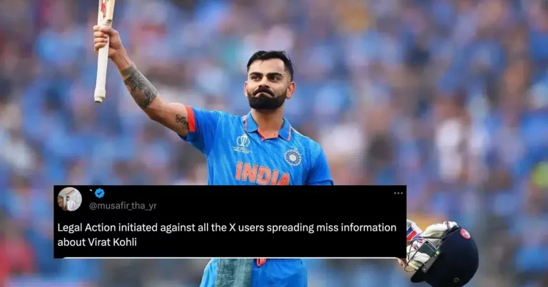 Fact Check: Has Legal Action Been Initiated Against All The X Users Spreading Miss Information About Virat Kohli?