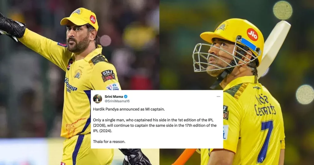 Fans Hail The Longevity Of MS Dhoni And His Captaincy In IPL