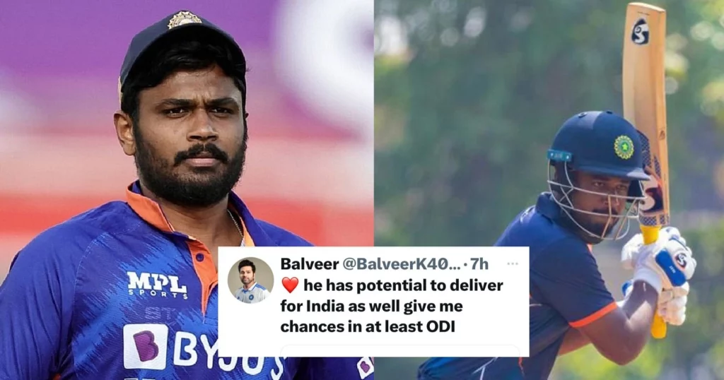 Fans Have Started Reacting On Social Media After A 128 Run Inning By Sanju Samson In Vijay-Hazare Trophy