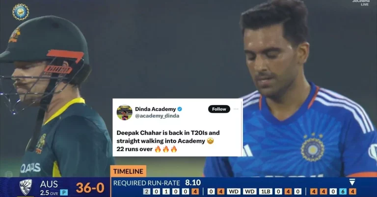 Fans Troll Deepak Chahar For Conceding 22 Runs In Over In His Comeback Game