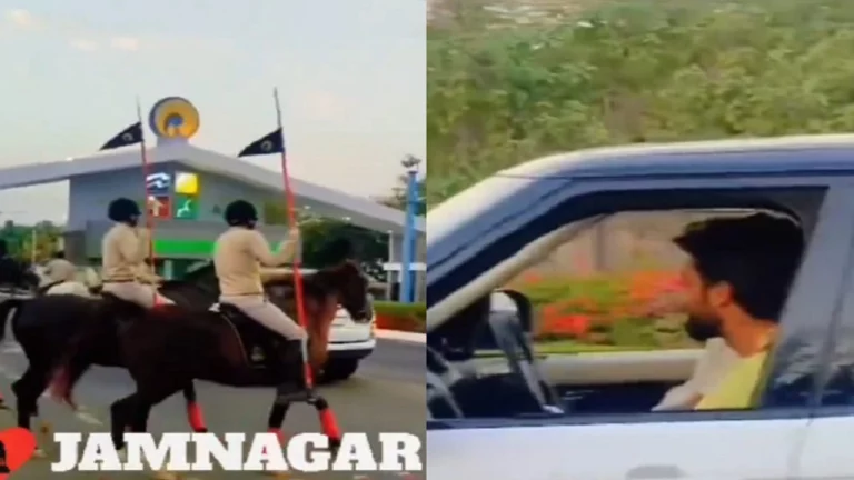 [Watch] MI Captain Hardik Pandya Got A Grand Welcome With 7 Horses In Jamnagar