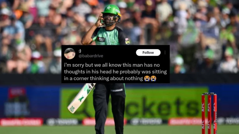 "Brainless" Haris Rauf Got Trolled For Coming To Bat Without Pads; Video