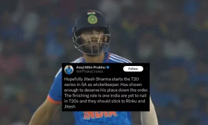 Top 10 Tweets On Jitesh Sharma For His Quickfire Cameo In 5th T20I vs AUS