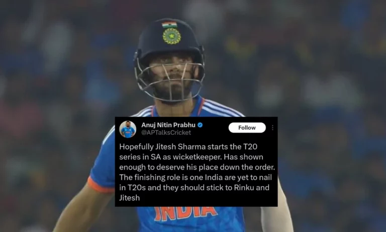 Top 10 Tweets On Jitesh Sharma For His Quickfire Cameo In 5th T20I vs AUS
