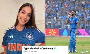 Beautiful Italian Footballer Calls Virat Kohli The GOAT Of Cricket