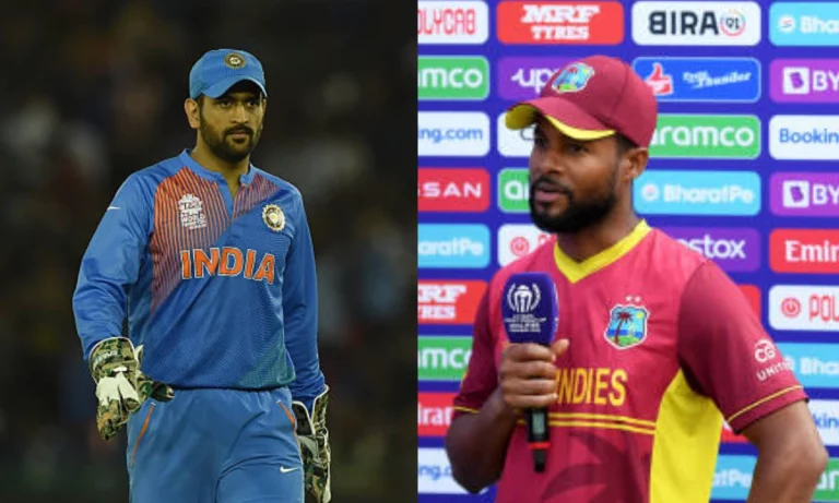 WI vs ENG: Shai Hope Credits Chat With MS Dhoni After Match-Winning Century In A Run-Chase