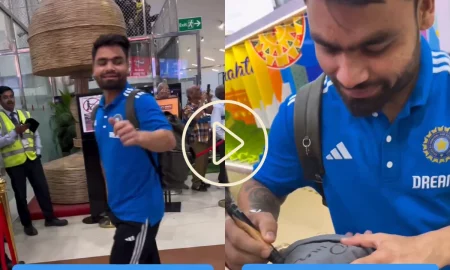 Video: Rinku Singh Makes A Sweet Gesture For A Fan Asking For His Autograph At Airport