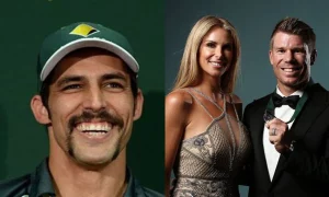 "He Is A Good Human Being..." - David Warner's Wife Defends Him After Mitchell Johnson's Attack