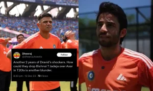 IND vs SA Memes: Rahul Dravid Got Trolled For Dropping Ravi Bishnoi