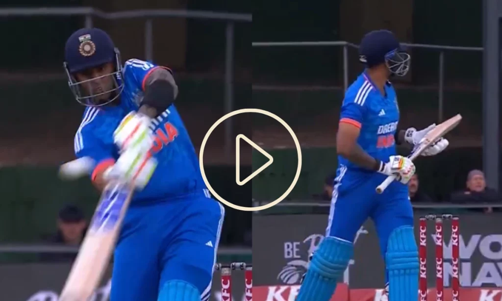 Video: Suryakumar Yadav Plays Famous Supla Shot For A Six To Coetzee