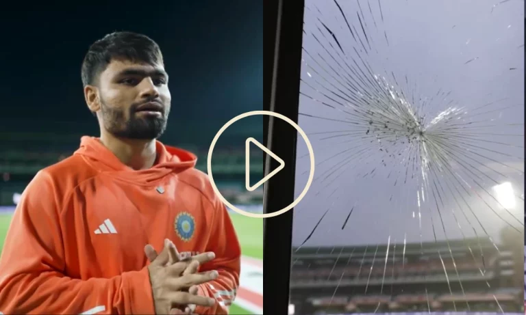 Video: Rinku Singh Hilariously Says Sorry For Breaking The Media Box Glass