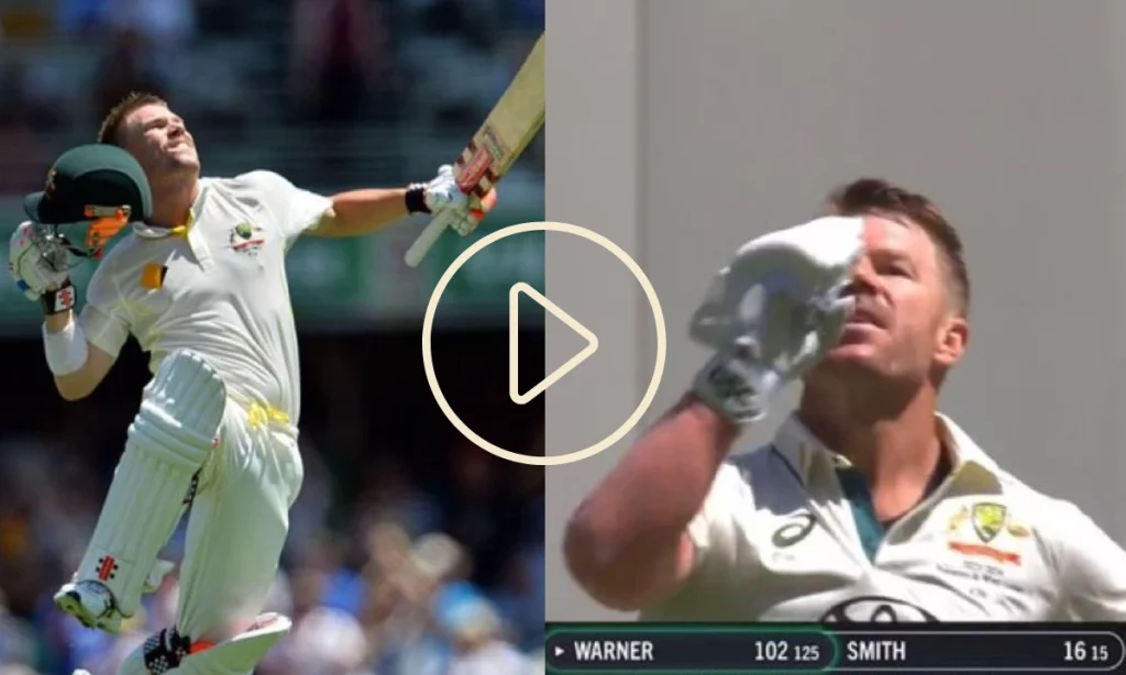 Video: David Warner Does Finger On Lips Gesture To Taunt Johnson After Century vs PAK