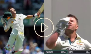 Video: David Warner Does Finger On Lips Gesture To Taunt Johnson After Century vs PAK