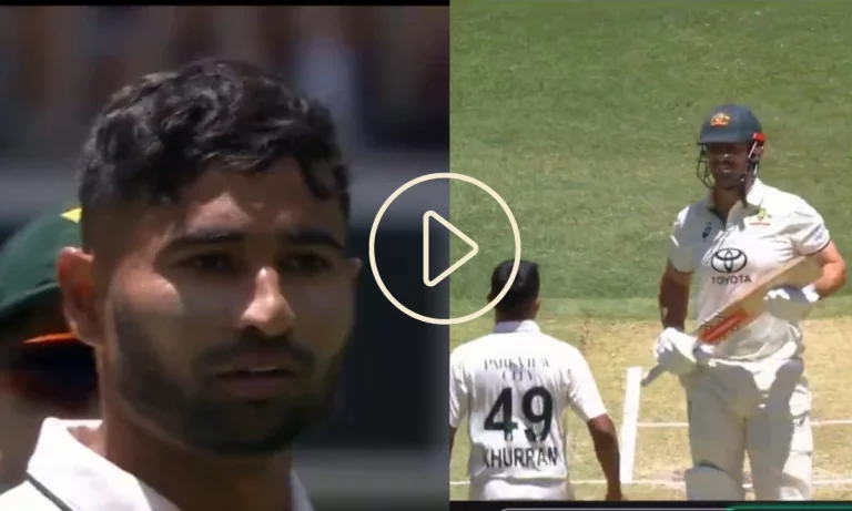 Video: PAK Pacer Gives An Angry Send-Off To Mitchell Marsh In Perth Test