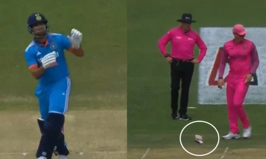 Watch: Shreyas Iyer's Bat Slips Out Of His Hand; Almost Hits Van Der Dussen