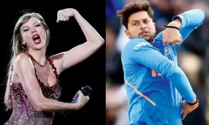 A Fan Found Hilarious Similarity Between Kuldeep Yadav And Taylor Swift