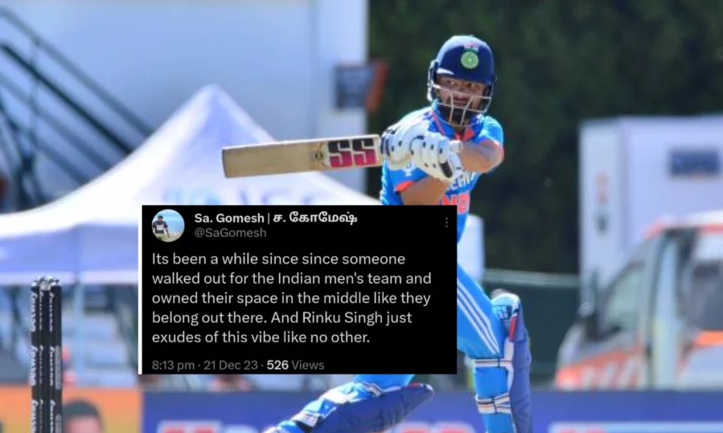 Fans Hail Rinku Singh For His Excellent Finishing Cameo In 3rd ODI vs SA