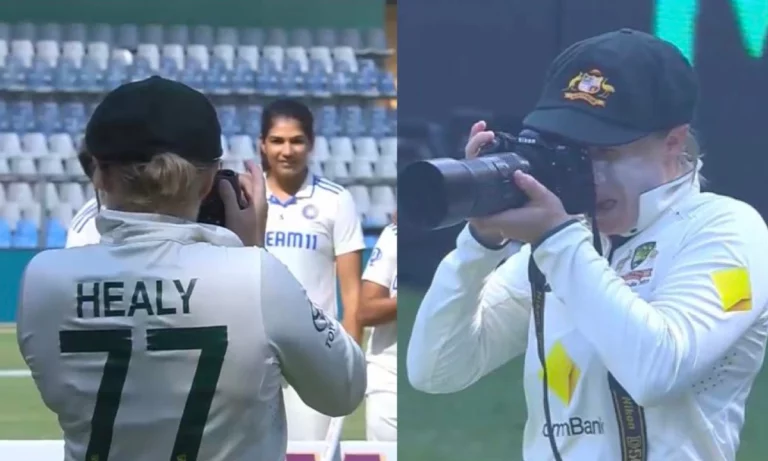 "Sore Loser" Alyssa Healy Shows Rare Soft Side By Clicking Photos For IND Women Despite Test Loss