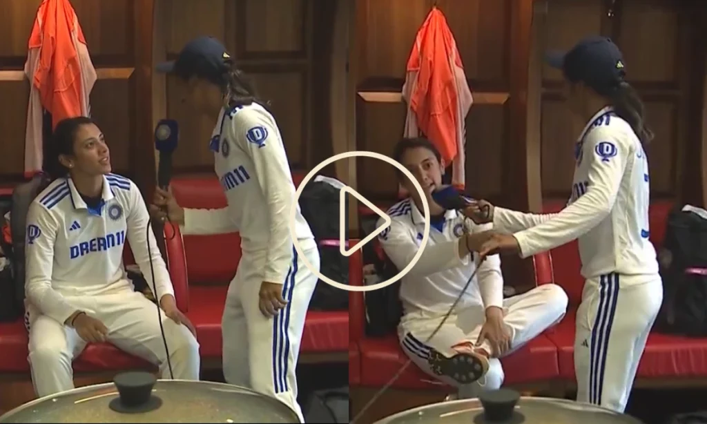 Video: Smriti Mandhana Hilariously Trolls Jemimah With "Overacting" Comment