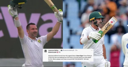 SA vs IND: Fans Salute Dean Elgar For His Final Test Hundred In His Home Ground