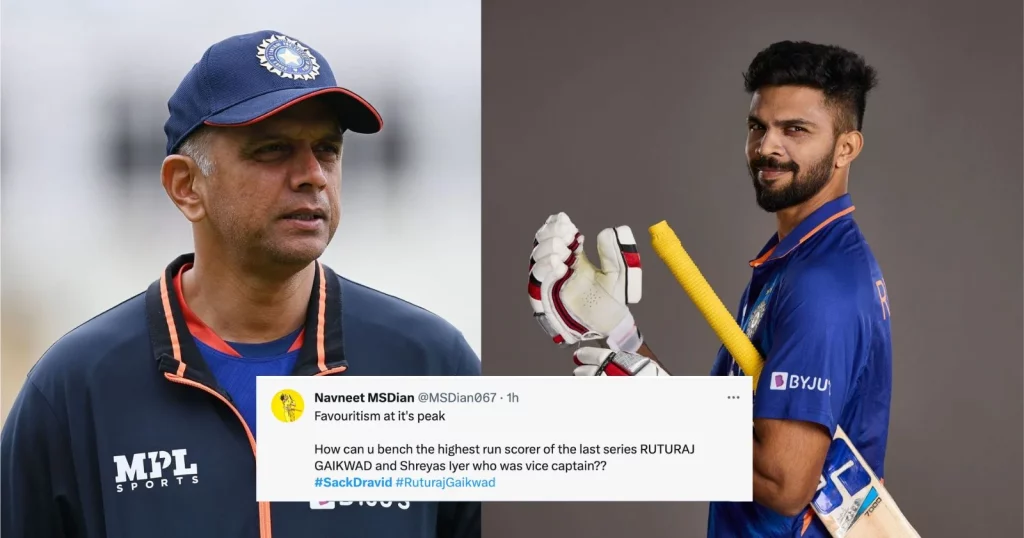 SA vs IND: Rahul Dravid Getting Brutally Trolled For Dropping Shreyas Iyer And Ruturaj Gaikwad