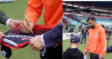 [Video] Virat Kohli Signed A RCB Jersey Brought By A Fan At The Centurion