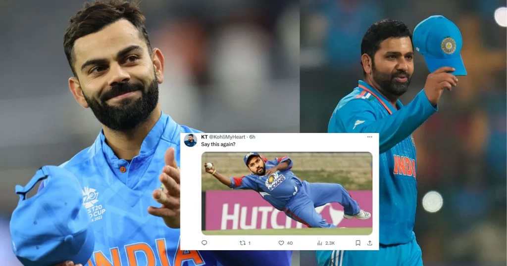 Virat Kohli Fans Troll Back After Fitness Coach Said That Rohit Sharma Is As Fit As Virat Kohli