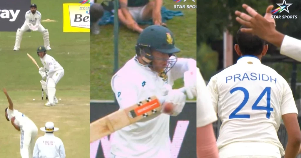 [Watch] Prasidh Krishna Managed To Pick Up His Maiden Wicket After Wayward Bowling