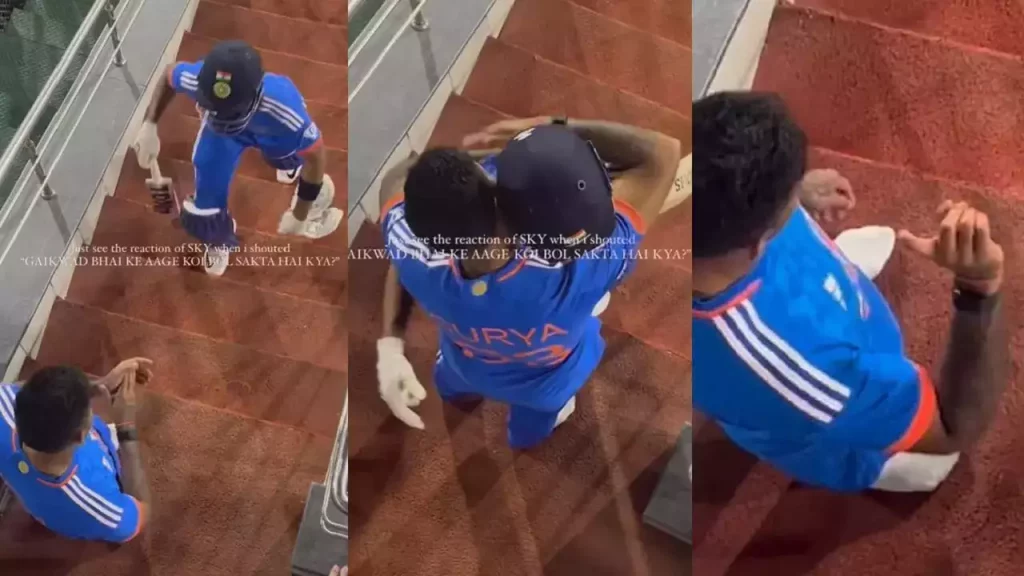 [Watch] Suryakumar Yadav's Heartwarming Reaction As Fans Chant 'Gaikwad Bhai K Aaage Koi Kuch Bol Sakta Hai Kya'