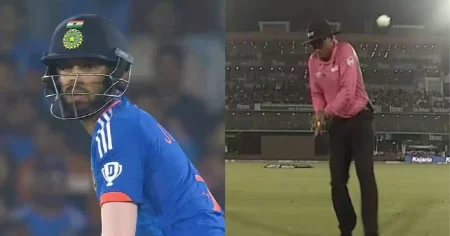 [Watch] Umpie KN Ananthapadmanabhan Apologised After Blocking A Powerful Shot From Jitesh Sharma