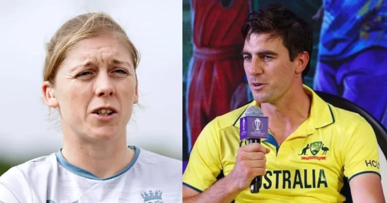 "Watching The Men’s World Cup.." Heather Knight Wants To Silence The Indian Crowd Just Like Pat Cummins