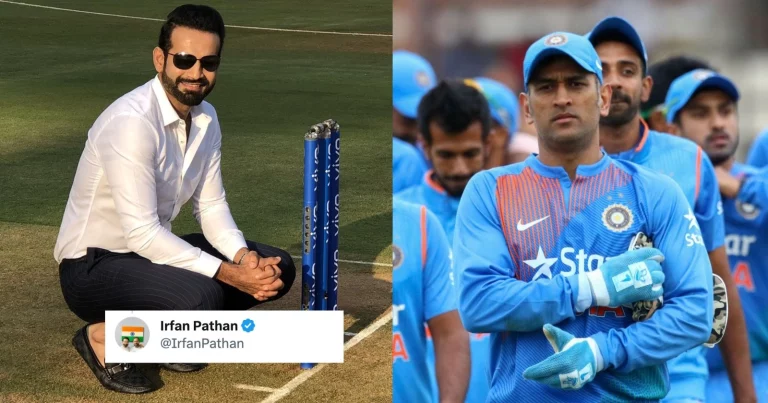 When Irfan Pathan Sent A Heartwarming Reply To A Fan Who Cursed MS Dhoni For His Pathan's Career Downturn