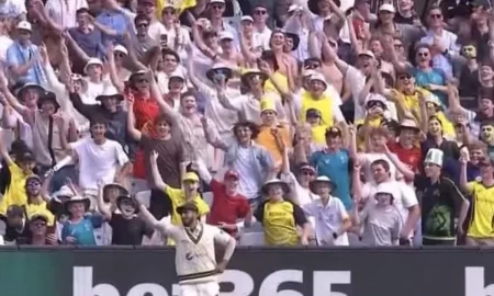 [Watch] Hasan Ali Performs A Hilarious Punjabi Dance Near Boundary Line; The MCG Crowd Joins In