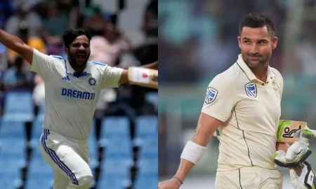 Watch: 'Lord' Shardul Thakur Finally Dismissed Dean Elgar; Gets A Pat On The Back From Rohit