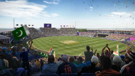 India vs Pakistan T20 World Cup 2024, A computer-generated rendering of the Nassau County Stadium in New York